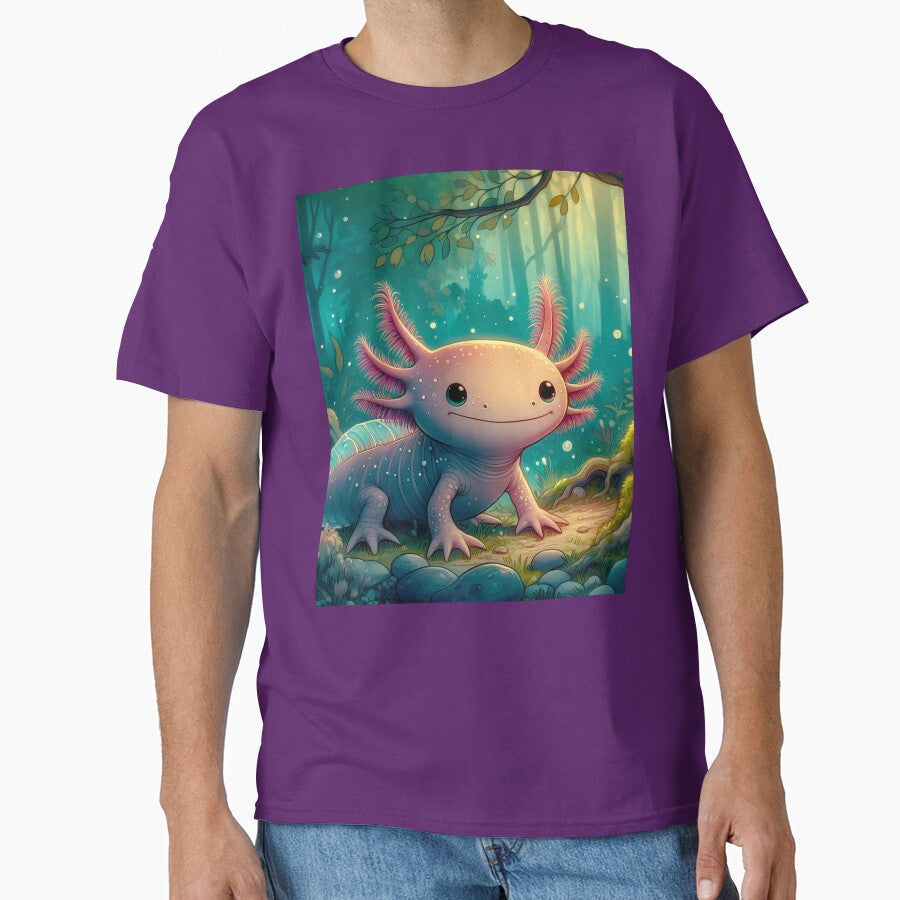 Axolotl Art #83 Lovers by ksgraphics222 - Adult & Kids T-Shirts, Sweatshirts & Hoodies apparel design preview 1