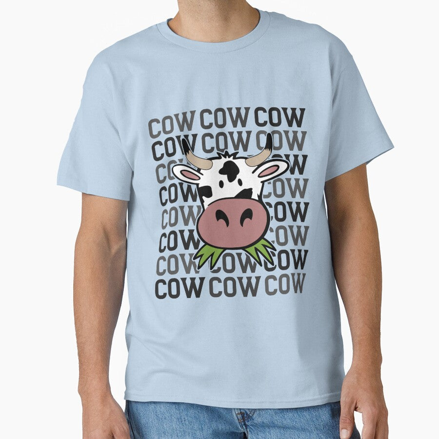 Cow For Print Farm Lovers by inkedtee - Adult & Kids T-Shirts, Sweatshirts & Hoodies apparel design preview 1