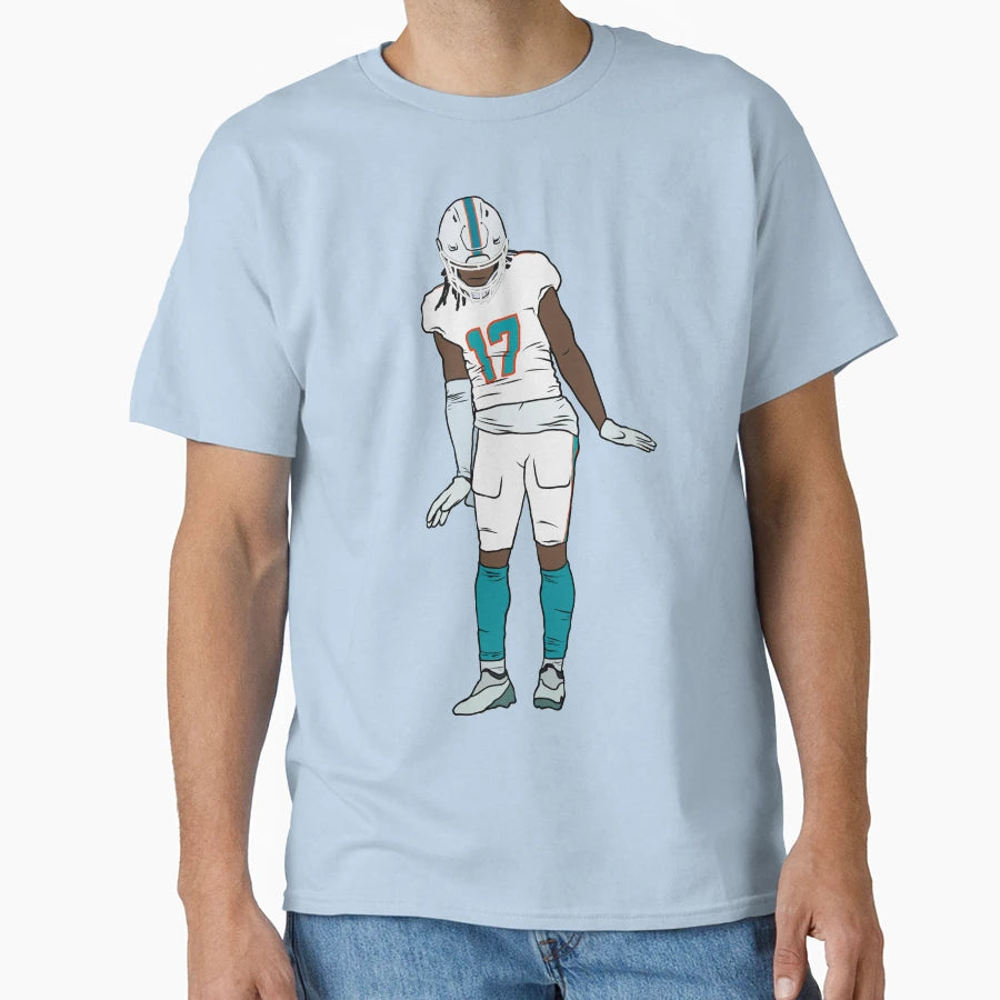 Jaylen Waddle Celebration T-Shirt - Unique Graphic for Adults - T-Shirt, Sweatshirt, Hoodie