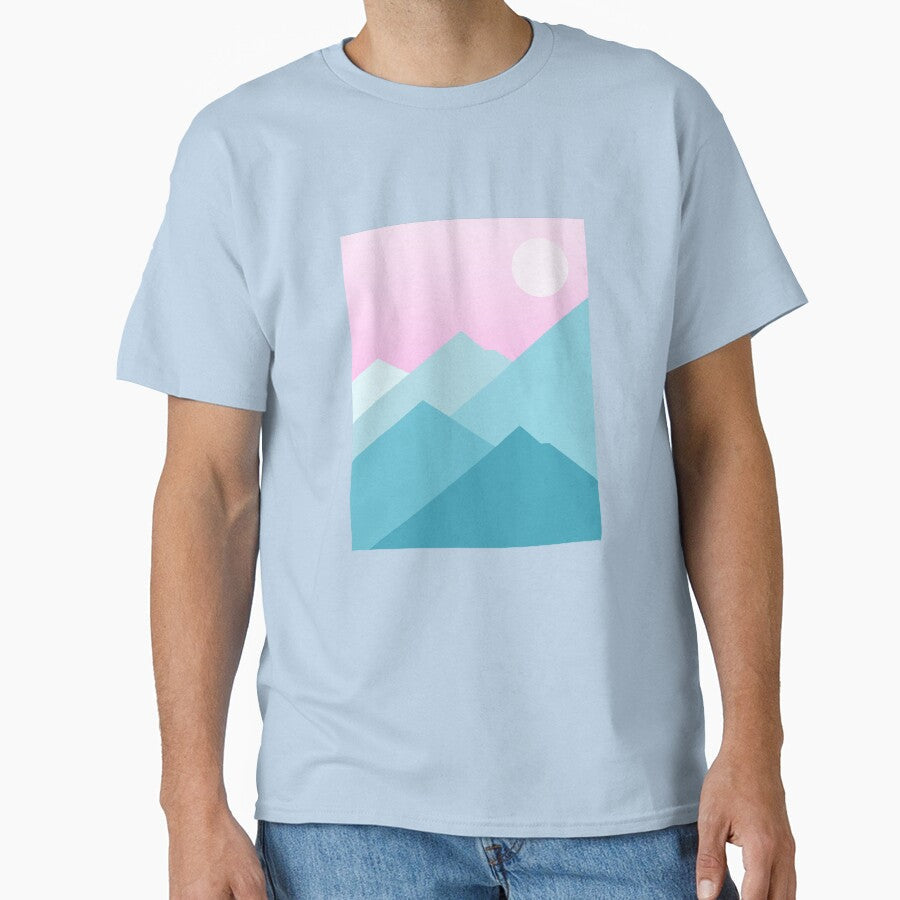 Minimalist Mountains by krisola - Adult & Kids T-Shirts, Sweatshirts & Hoodies apparel design preview 1