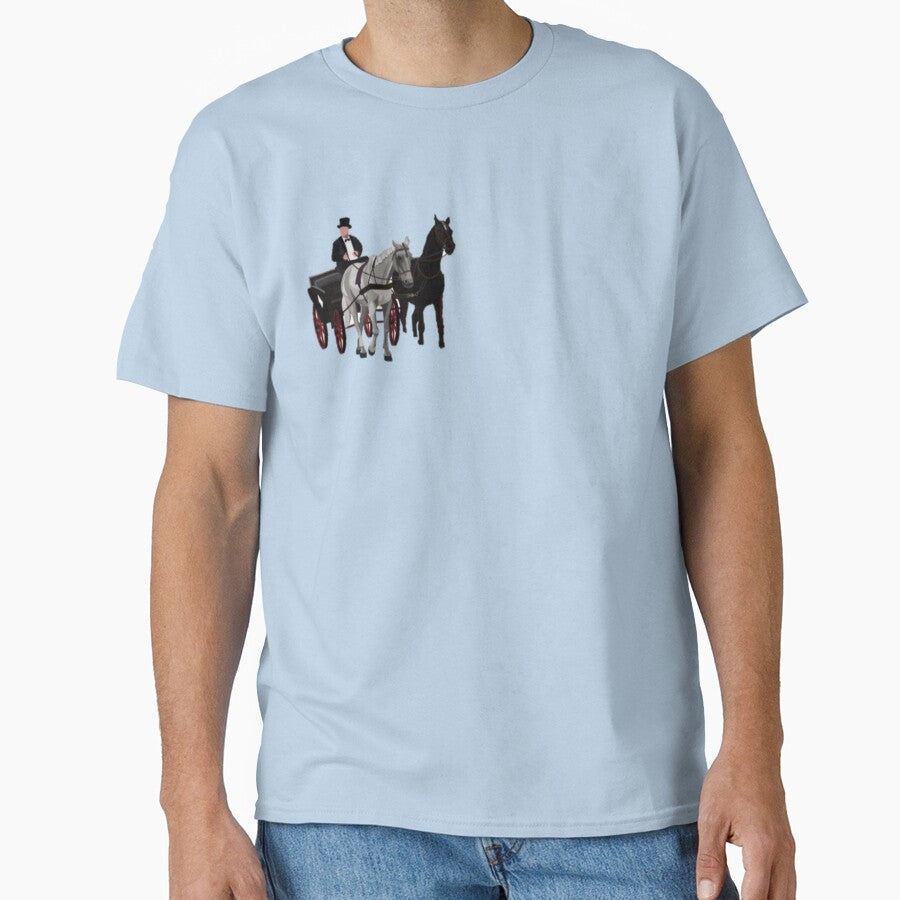 Illustration of Horses and Chariots by NoxLand - Adult & Kids T-Shirts, Sweatshirts & Hoodies apparel design preview 1