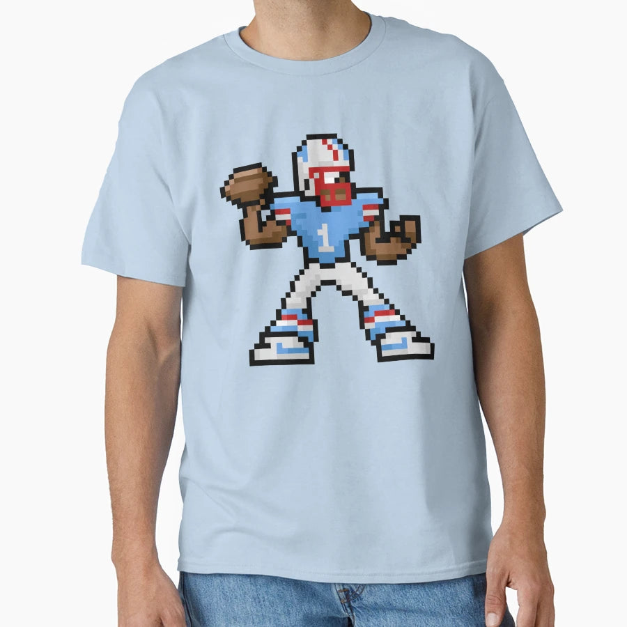 Megaman X Oilers T-Shirt - Fun Novelty Design Men Women - T-Shirt, Sweatshirt, Hoodie