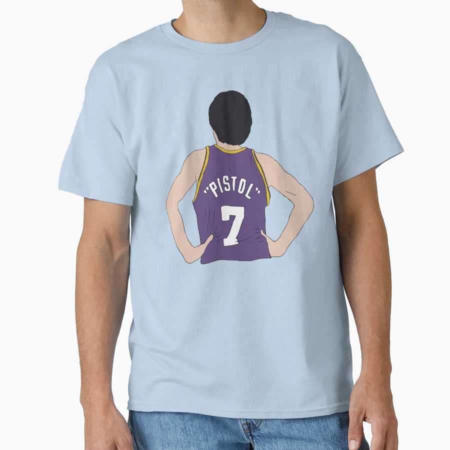 Pistol Pete Maravich T-Shirt - Trendy Graphic Men Women - T-Shirt, Sweatshirt, Hoodie