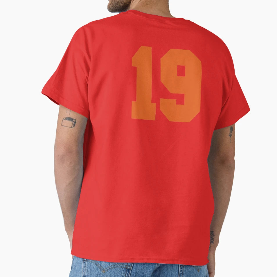 19 Number Cleveland Sports Nineteen Brown T-Shirt - Novelty Apparel Unisex - T-Shirt, Sweatshirt, Hoodie