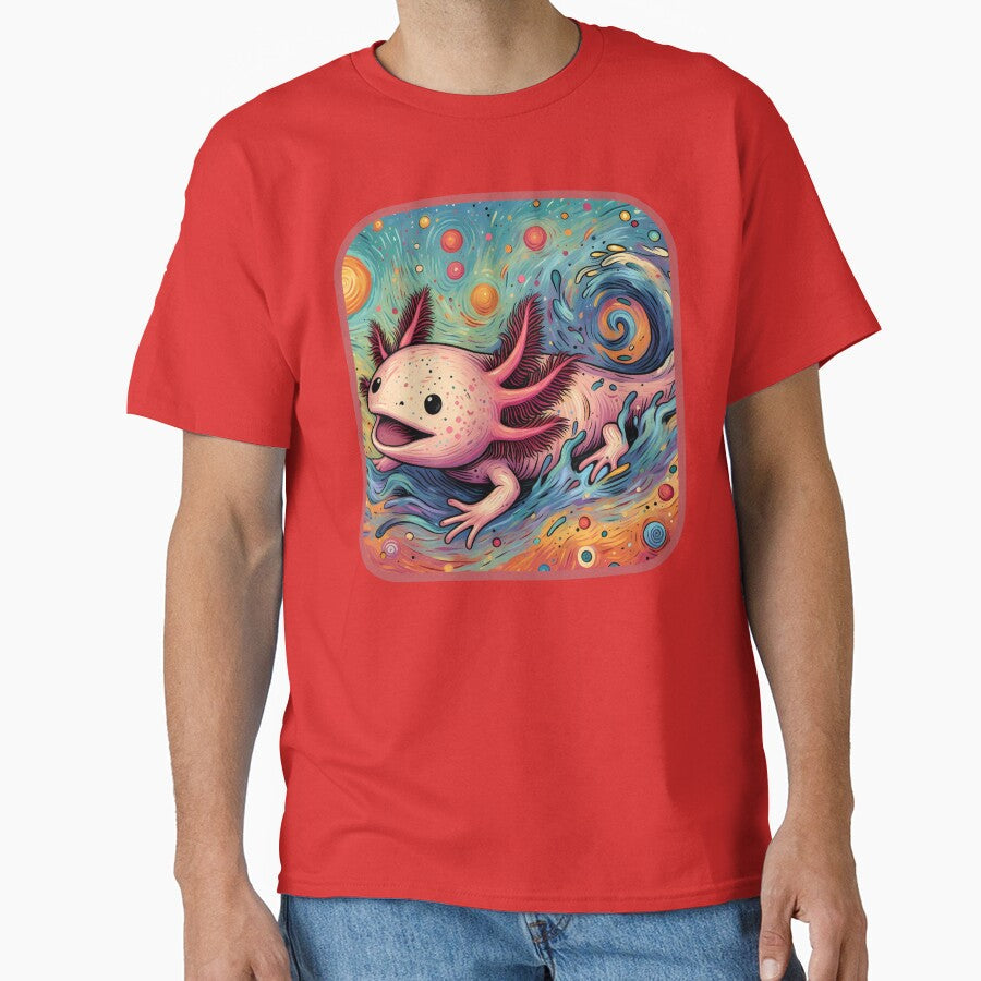 Axolotl Art #58 Lovers by ksgraphics222 - Adult & Kids T-Shirts, Sweatshirts & Hoodies apparel design preview 1