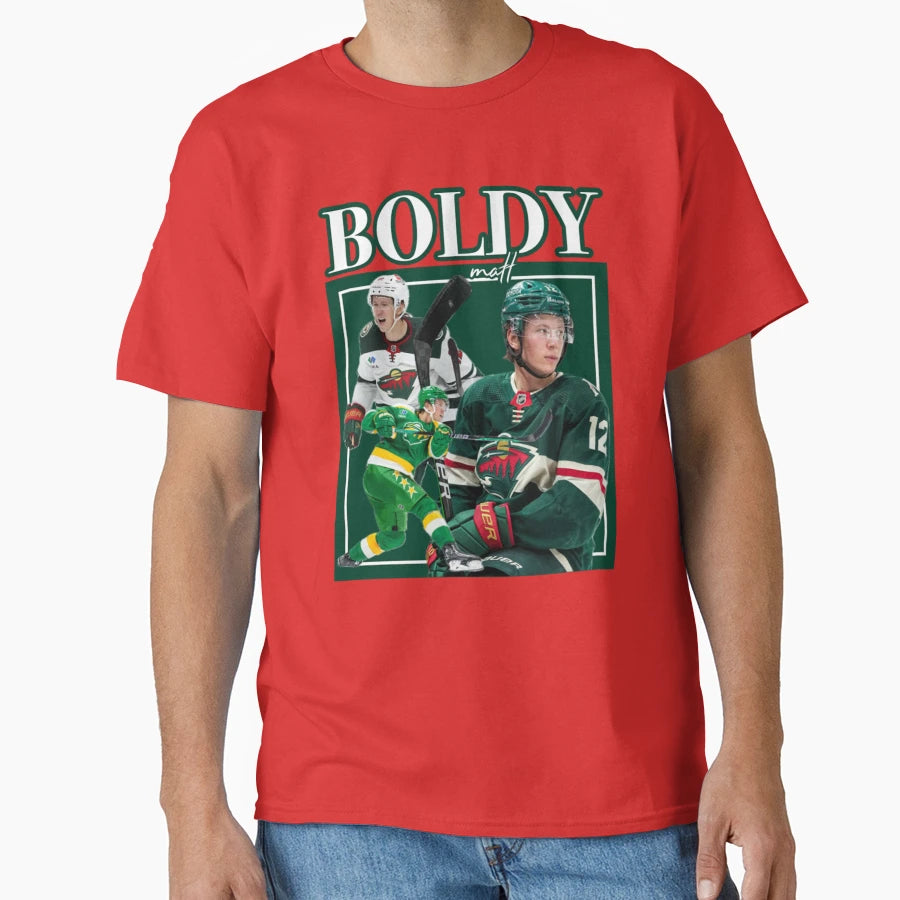 Matt Boldy T-Shirt - Fun Novelty Design Men Women - T-Shirt, Sweatshirt, Hoodie