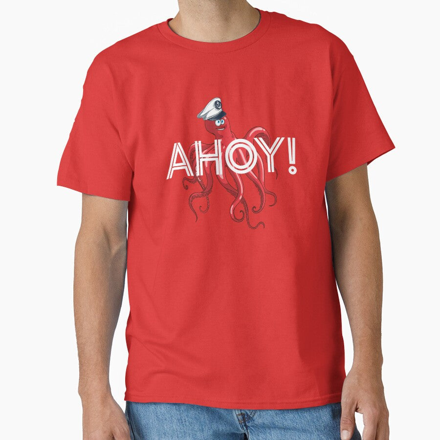 Ahoy Octopus Virgin Party nauTeetude by - Adult & Kids T-Shirts, Sweatshirts & Hoodies apparel design preview 1