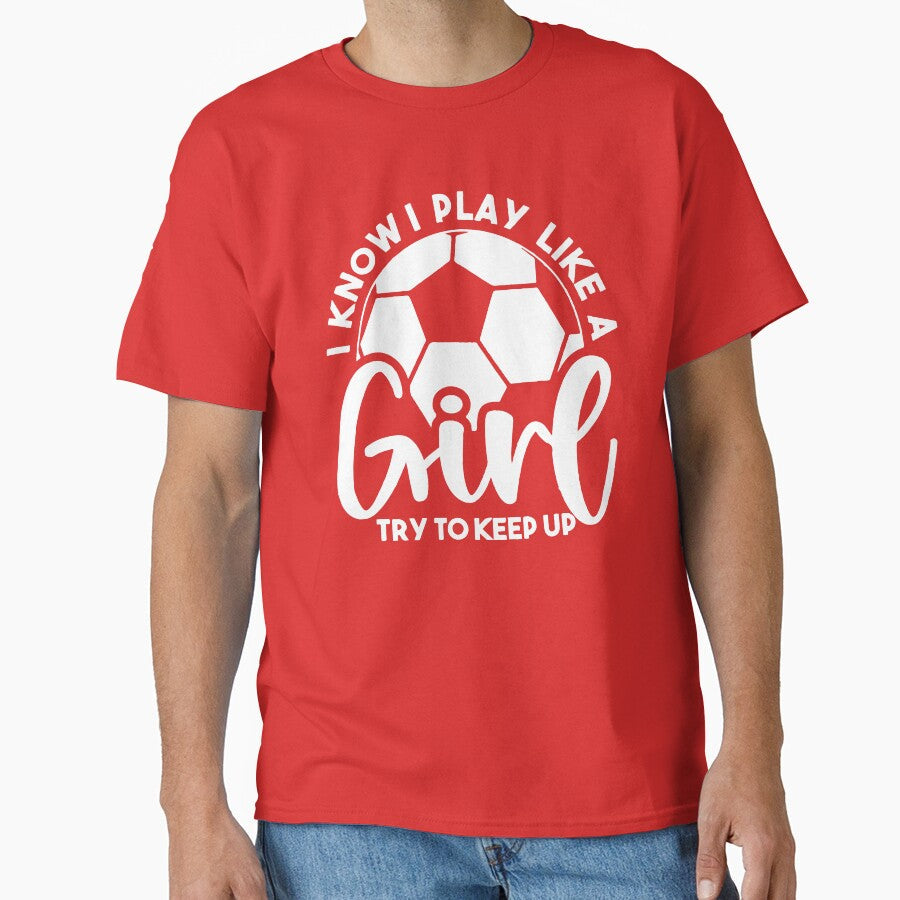 Girls Soccer, Girl, Lover, Gift For Player by - Adult & Kids T-Shirts, Sweatshirts & Hoodies apparel design preview 1