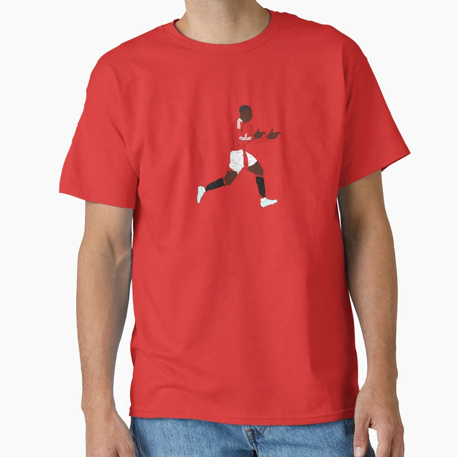 Kobbie Mainoo Gun Fingers Goal T-Shirt - Aesthetic Graphic Men Women - T-Shirt, Sweatshirt, Hoodie