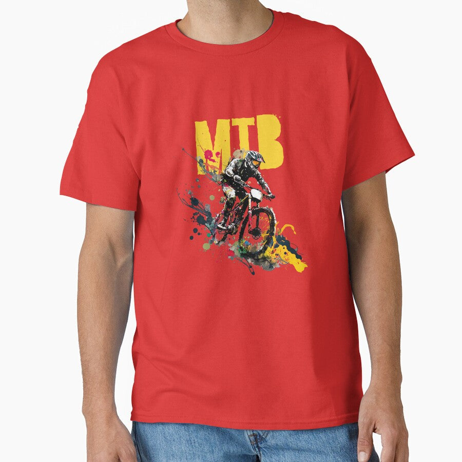 Get Your Shred On: Unleash Inner Mountain Biker with - Adult & Kids T-Shirts, Sweatshirts & Hoodies apparel design preview 1