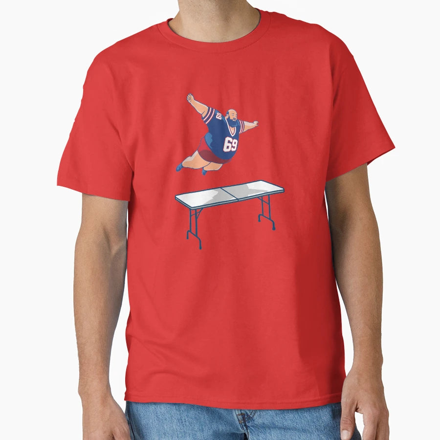 Bills Mafia Buffalo Bills Superfan Table T-Shirt - Custom Art Print Unisex - T-Shirt, Sweatshirt, Hoodie