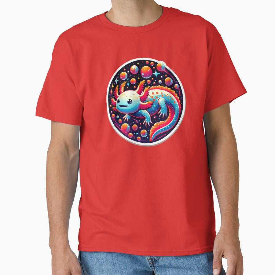 Axolotl Art #139 Lovers by ksgraphics222 - Adult & Kids T-Shirts, Sweatshirts & Hoodies apparel design preview 1