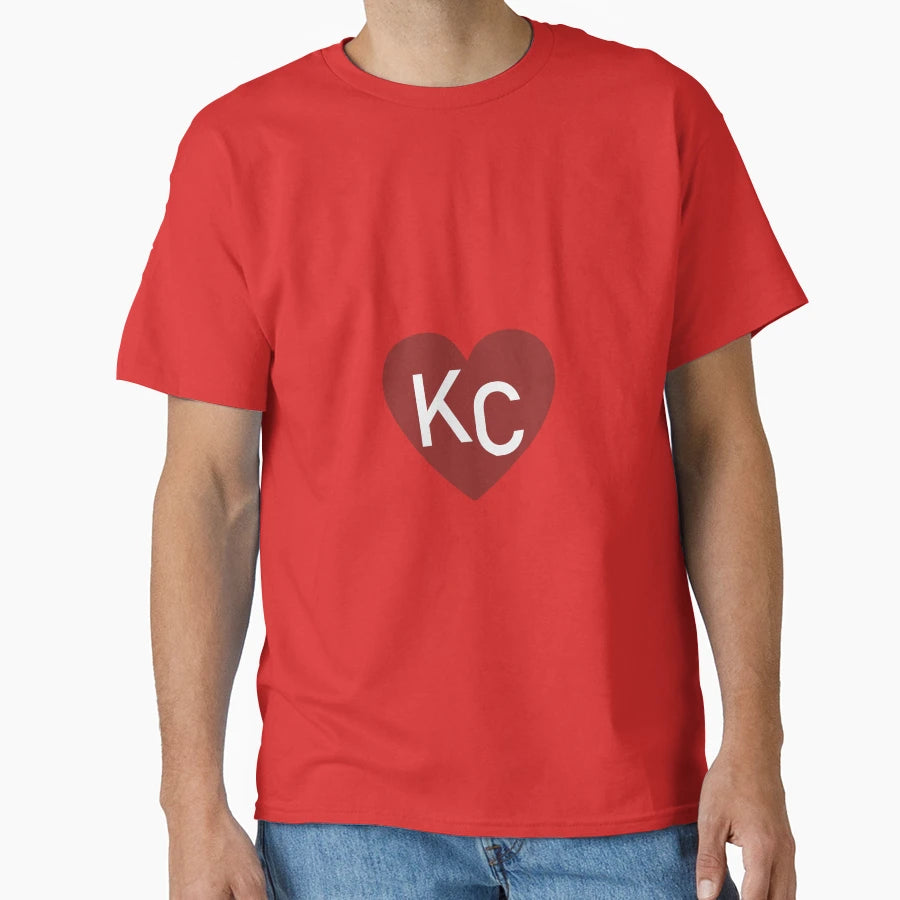 Kc Heart T-Shirt - Novelty Apparel Unisex - T-Shirt, Sweatshirt, Hoodie