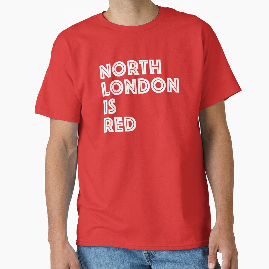 North London Is Red by Confusion101 - Adult & Kids T-Shirts, Sweatshirts & Hoodies apparel design preview 1