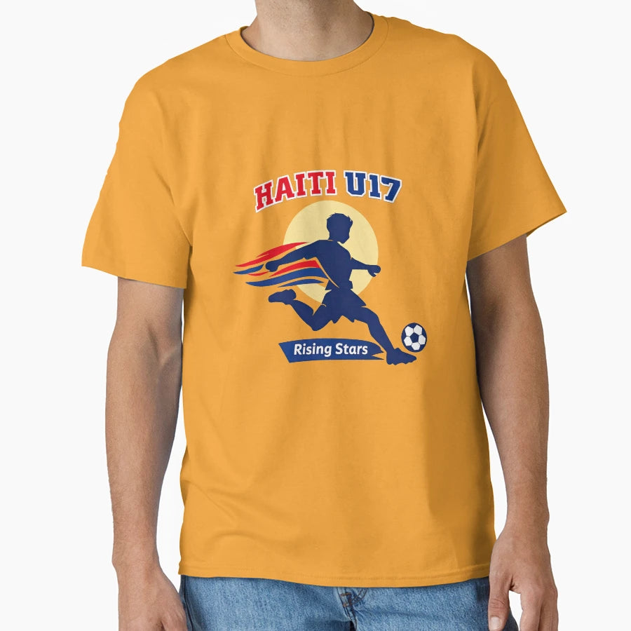 Haiti U17 Rising Stars Football T-Shirt - Minimalist Print Men Women - T-Shirt, Sweatshirt, Hoodie