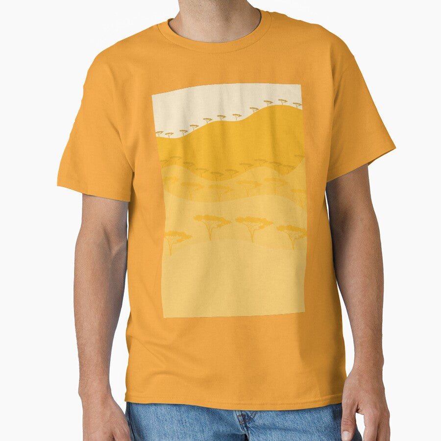 Desert landscape by DejanVuk - Adult & Kids T-Shirts, Sweatshirts & Hoodies apparel design preview 1
