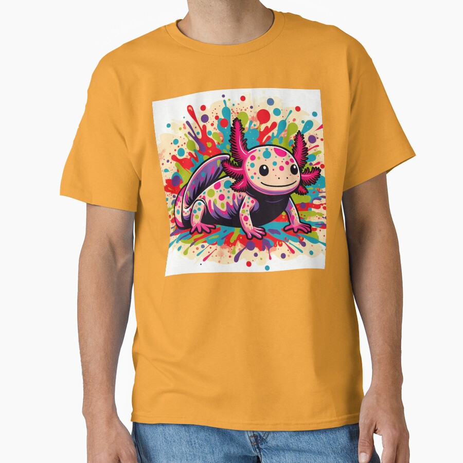 Axolotl Art #75 Lovers by ksgraphics222 - Adult & Kids T-Shirts, Sweatshirts & Hoodies apparel design preview 1