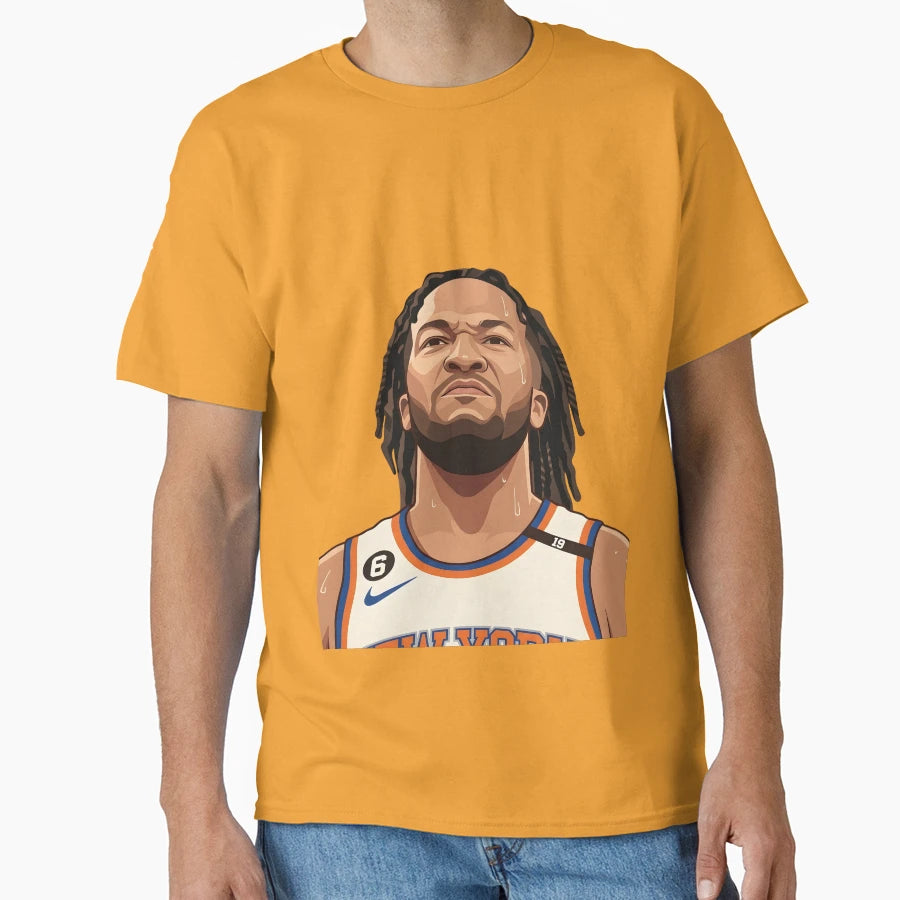 Jalen Brunson Vector Illustration T-Shirt - Trendy Graphic Unisex - T-Shirt, Sweatshirt, Hoodie
