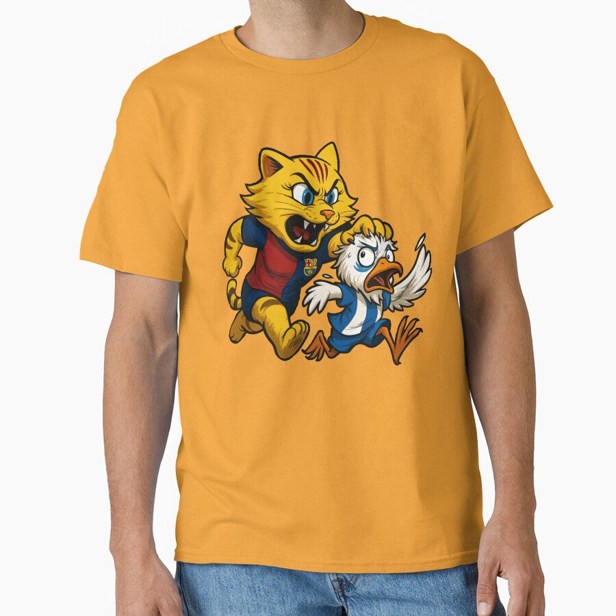 CAT FC Barcelona by ocusido - Adult & Kids T-Shirts, Sweatshirts & Hoodies apparel design preview 1