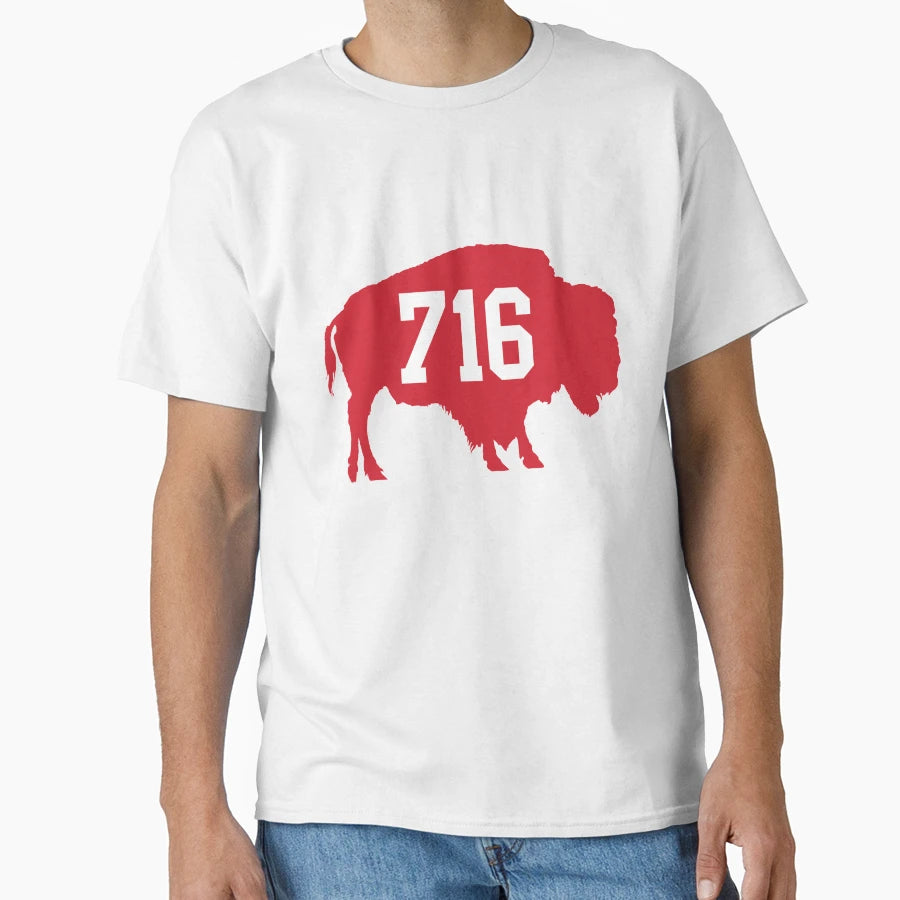 716 Red T-Shirt - Fun Novelty Design Men Women - T-Shirt, Sweatshirt, Hoodie