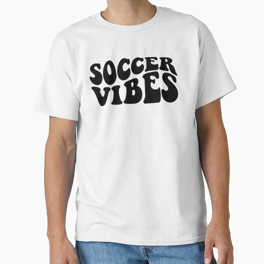 Copy Copy Soocer Vibes Soccer Mom T-Shirt - Trendy Graphic for Adults - T-Shirt, Sweatshirt, Hoodie