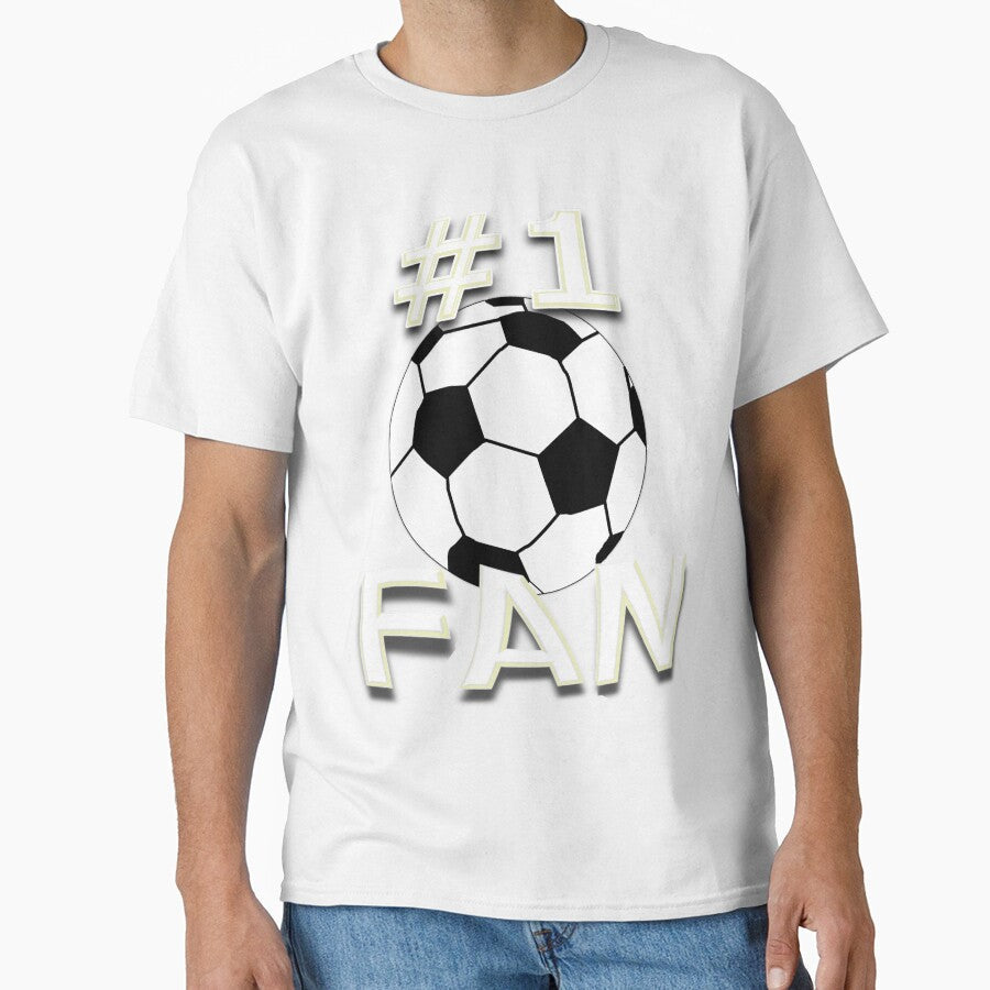 Number One Soccer Fan by PharrisArt - Adult & Kids T-Shirts, Sweatshirts & Hoodies apparel design preview 1