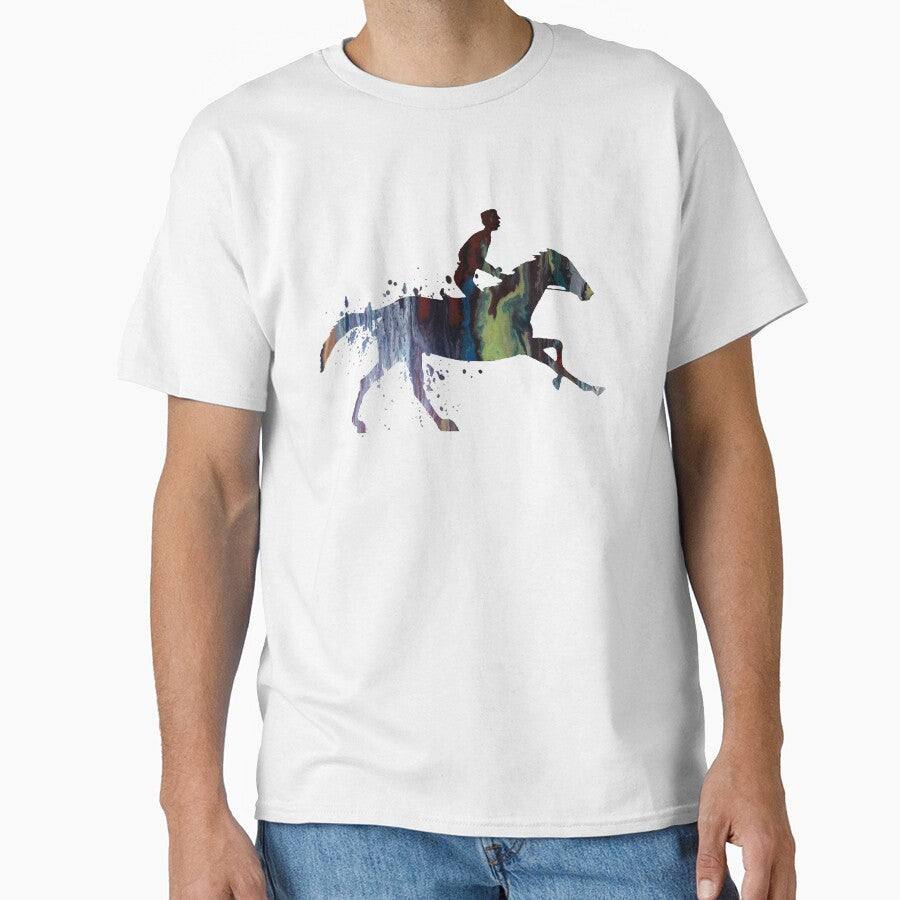 Watercolor horse by TheJollyMarten - Adult & Kids T-Shirts, Sweatshirts & Hoodies apparel design preview 1