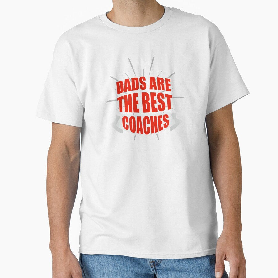 Dads are the best Coaches Coach Dad Fathers Day by - Adult & Kids T-Shirts, Sweatshirts & Hoodies apparel design preview 1