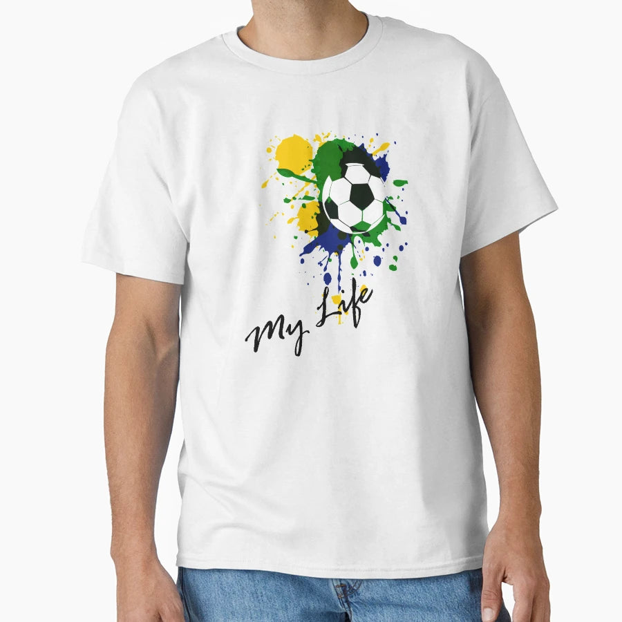 Football Is My Life T-Shirt - Aesthetic Graphic Men Women - T-Shirt, Sweatshirt, Hoodie
