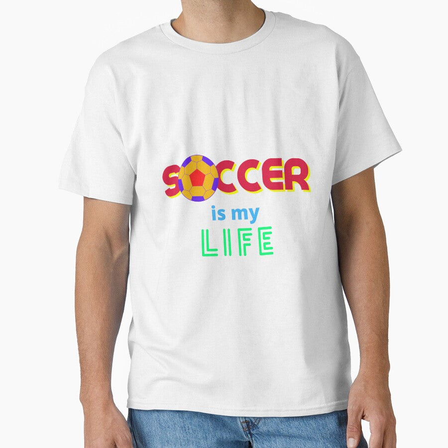 Soccer is my Life by MiistyDesignz - Adult & Kids T-Shirts, Sweatshirts & Hoodies apparel design preview 1