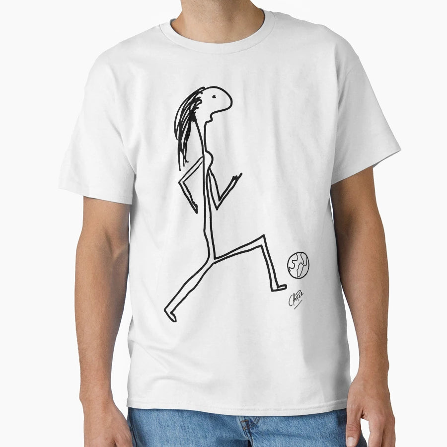 Playing Football T-Shirt - Graphic Print Men Women - T-Shirt, Sweatshirt, Hoodie