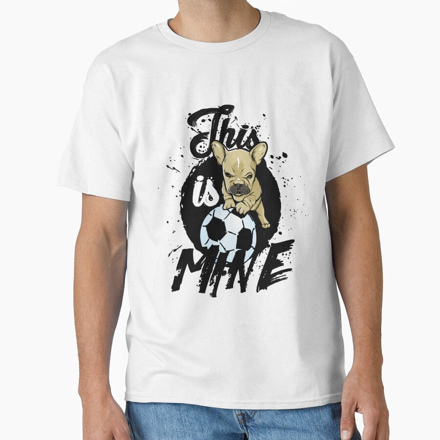 THIS IS MINE soccer ball (dark) by SolidEarthArt - Adult & Kids T-Shirts, Sweatshirts & Hoodies apparel design preview 1