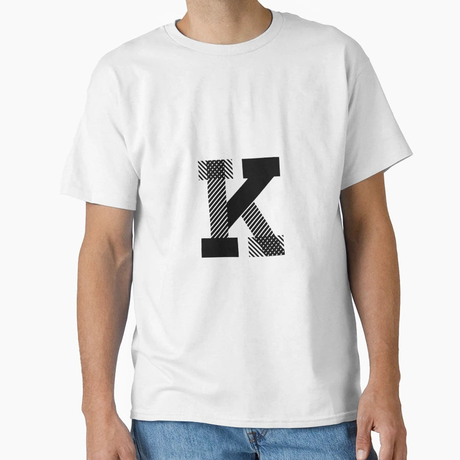 K Letter T-Shirt - Fun Novelty Design Men Women - T-Shirt, Sweatshirt, Hoodie