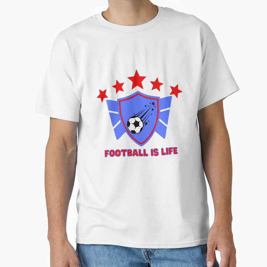 Football Is Life Coach Lasso T-Shirt - Aesthetic Graphic Men Women - T-Shirt, Sweatshirt, Hoodie