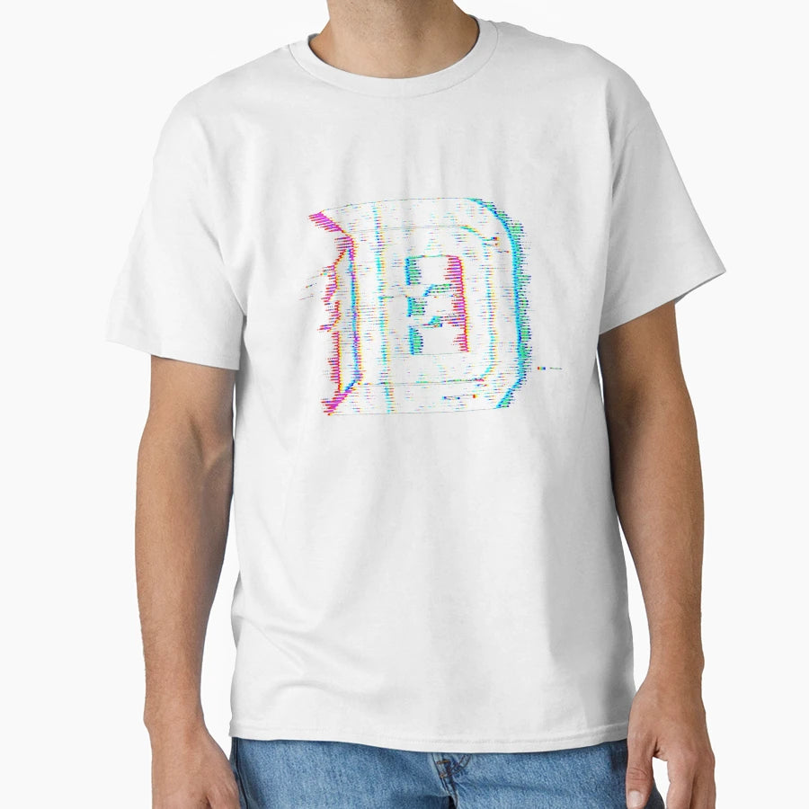 Detroit D Glitch Ii T-Shirt - Trendy Graphic Men Women - T-Shirt, Sweatshirt, Hoodie