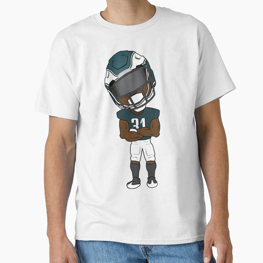 Jalen Mills Cartoon T-Shirt - Streetwear Style for Adults - T-Shirt, Sweatshirt, Hoodie