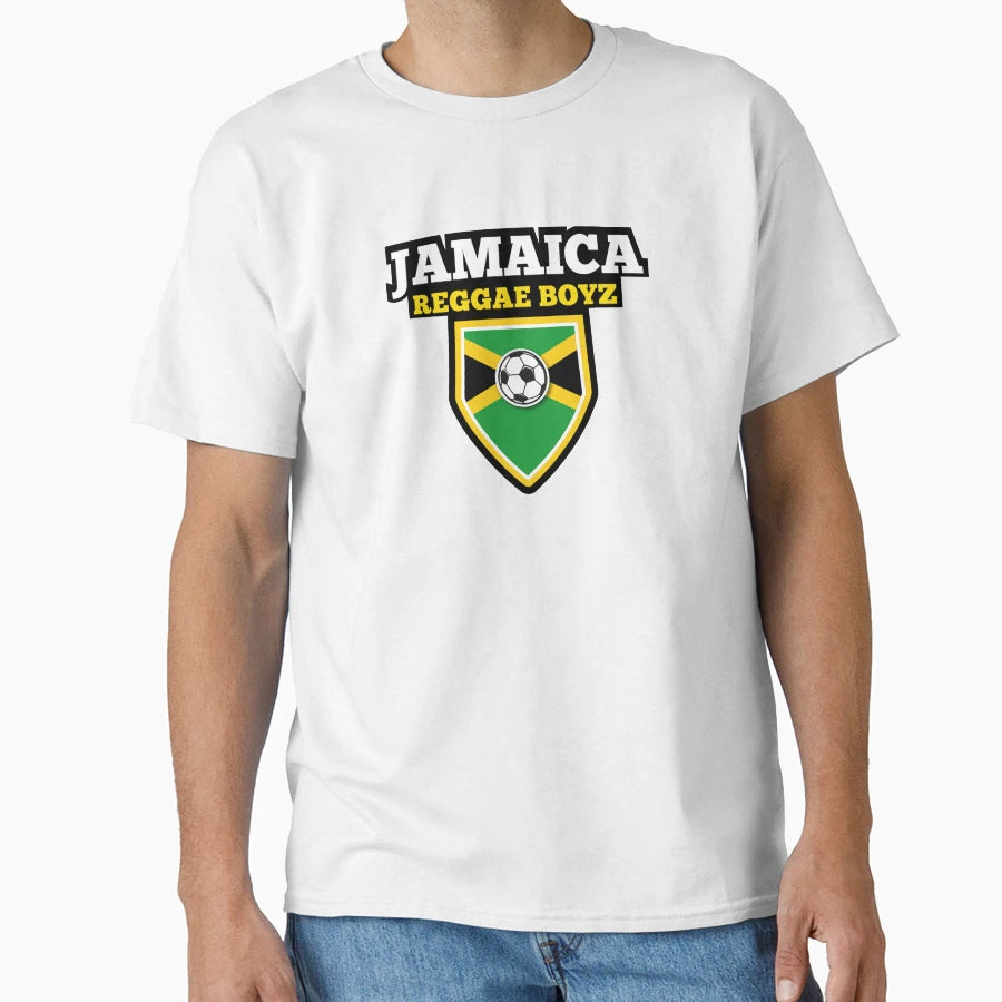 Jamaica Football T-Shirt - Fun Novelty Design Unisex - T-Shirt, Sweatshirt, Hoodie