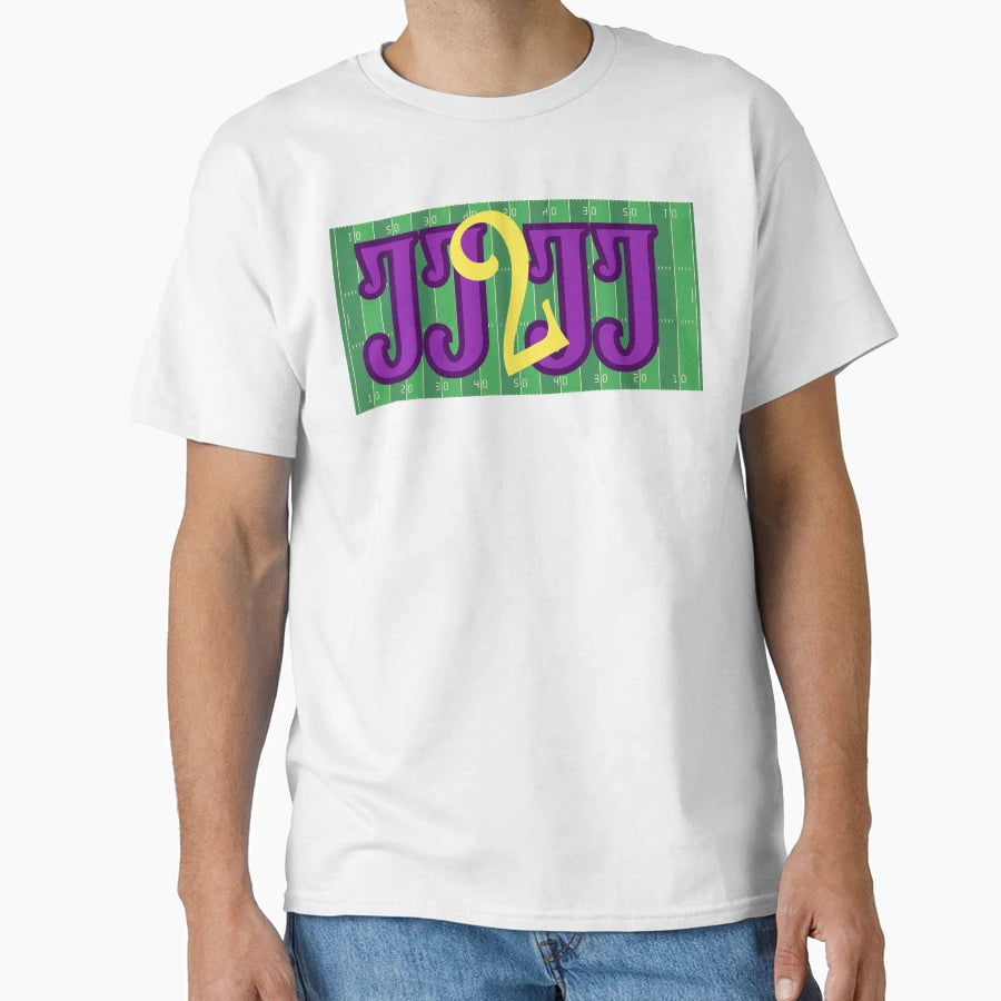 Jj 2 Jj Minnesota Vikings Football T-Shirt - Custom Art Print Men Women - T-Shirt, Sweatshirt, Hoodie