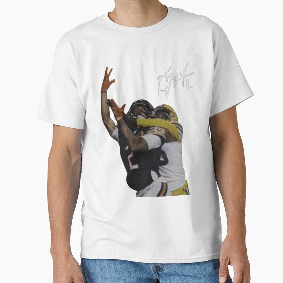 Dj Moore Chicago Bears Head Tap T-Shirt - Trendy Graphic for Adults - T-Shirt, Sweatshirt, Hoodie