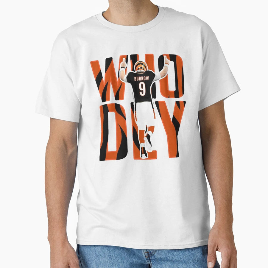 JB Who Dey American Football T-Shirt - Casual Everyday Wear for Adults - T-Shirt, Sweatshirt, Hoodie