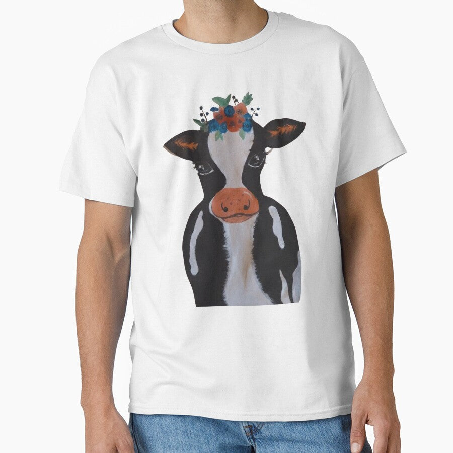 Cute Cow by guisscu - Adult & Kids T-Shirts, Sweatshirts & Hoodies apparel design preview 1