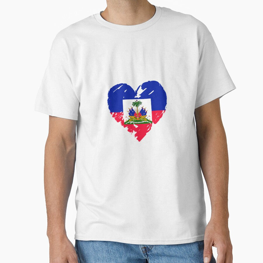 I Love Haiti Mwen Renmen Ayiti by DreamBrushy - Adult & Kids T-Shirts, Sweatshirts & Hoodies apparel design preview 1