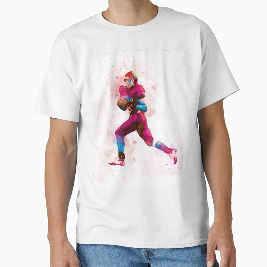 Football Player 1 T-Shirt - Graphic Print Men Women - T-Shirt, Sweatshirt, Hoodie