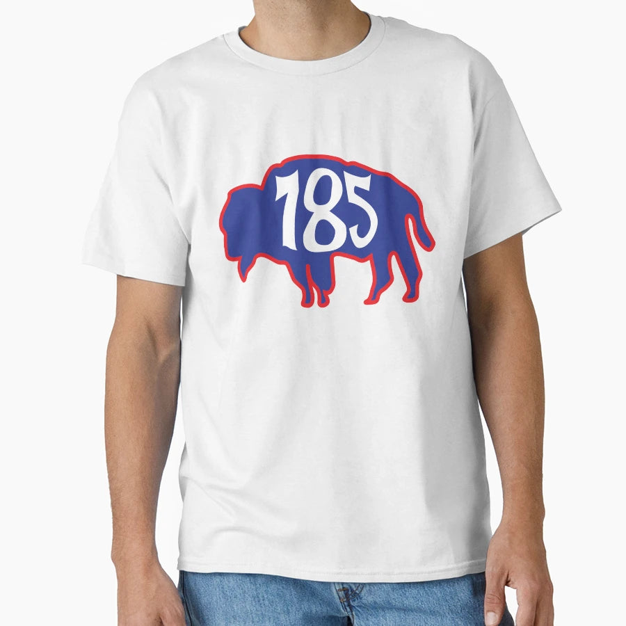 Hand Drawn Kansas Buffalo 785 Crimson T-Shirt - Streetwear Style Men Women - T-Shirt, Sweatshirt, Hoodie