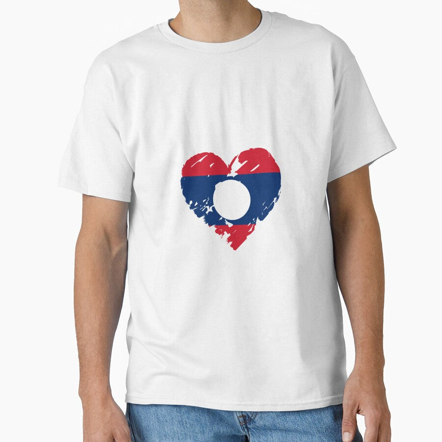 I Love Laos ຂ້ອຍຮັກປະເທດລາວ by DreamBrushy - Adult & Kids T-Shirts, Sweatshirts & Hoodies apparel design preview 1