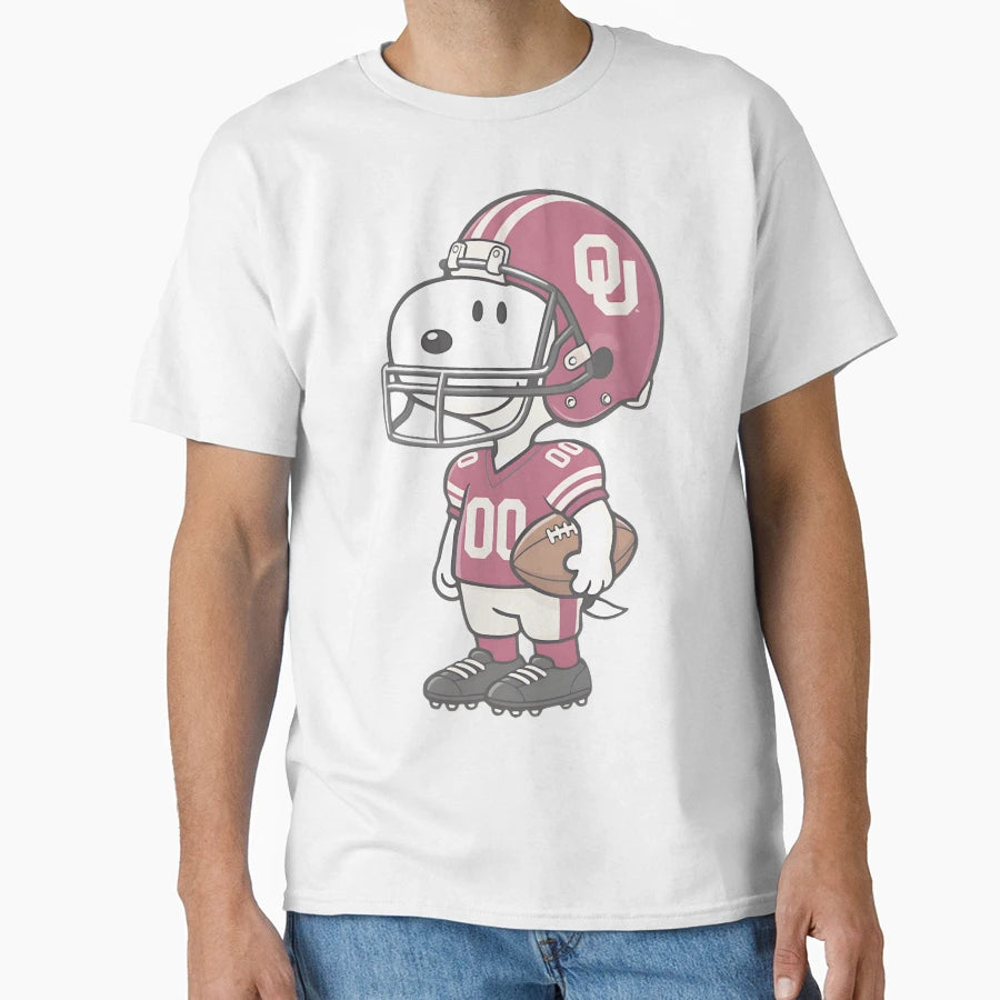 Oklahomasoonerssnoopy T-Shirt - Trendy Graphic Men Women - T-Shirt, Sweatshirt, Hoodie
