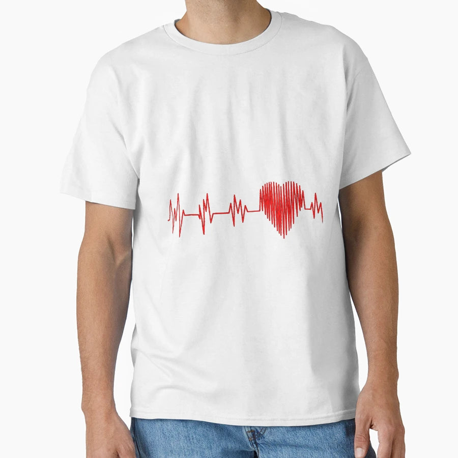 Heart Pluse T-Shirt - Casual Everyday Wear Men Women - T-Shirt, Sweatshirt, Hoodie