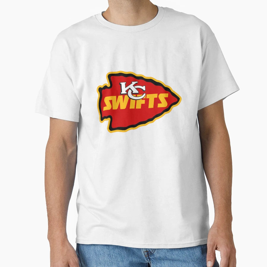 Kc Swifts Taylor Kelce Chiefs T-Shirt - Graphic Print Men Women - T-Shirt, Sweatshirt, Hoodie