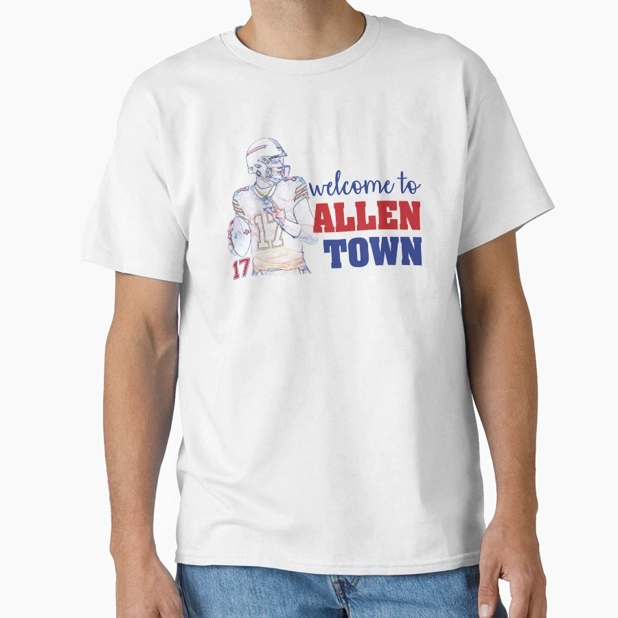 Allen Town T-Shirt - Custom Art Print Unisex - T-Shirt, Sweatshirt, Hoodie