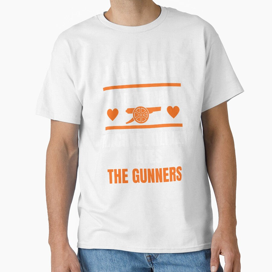 I love you more than Michael Oliver hates the gunners - Adult & Kids T-Shirts, Sweatshirts & Hoodies apparel design preview 1